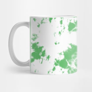 Grass green and white marble - Tie-Dye Shibori Texture Mug